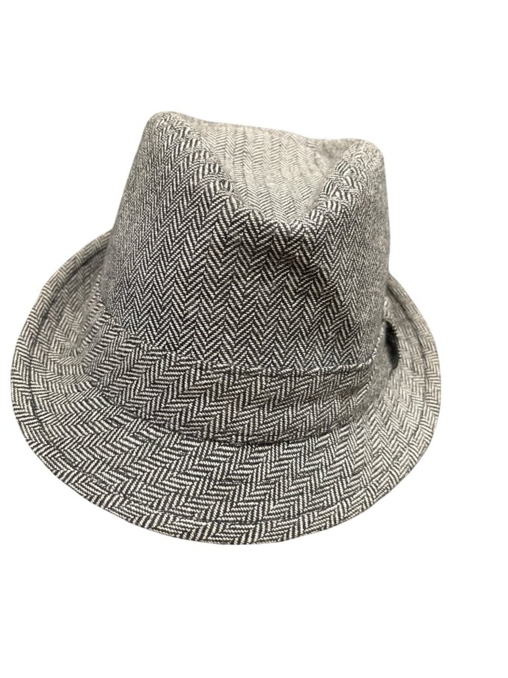 Black Jack mens gray black fedora cap hat SZ one size SKU 10-645